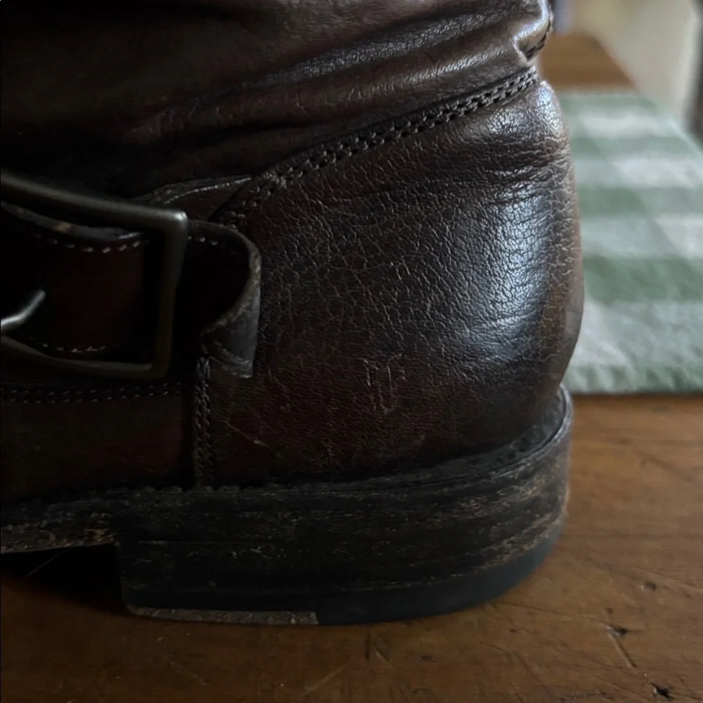 Frye Brown Ankle Boots